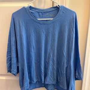 Aerie Blue 3/4 Sleeve Women's Tee